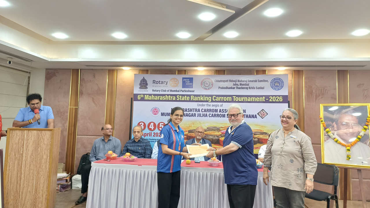 6th Rotary Club of Mumbai Parleshwar State Ranking Carrom Tournament 2026-27